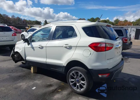 2021 Ford Ecosport Titanium z USA, uszkodzony, nr VIN MAJ6S3KL9MC401375